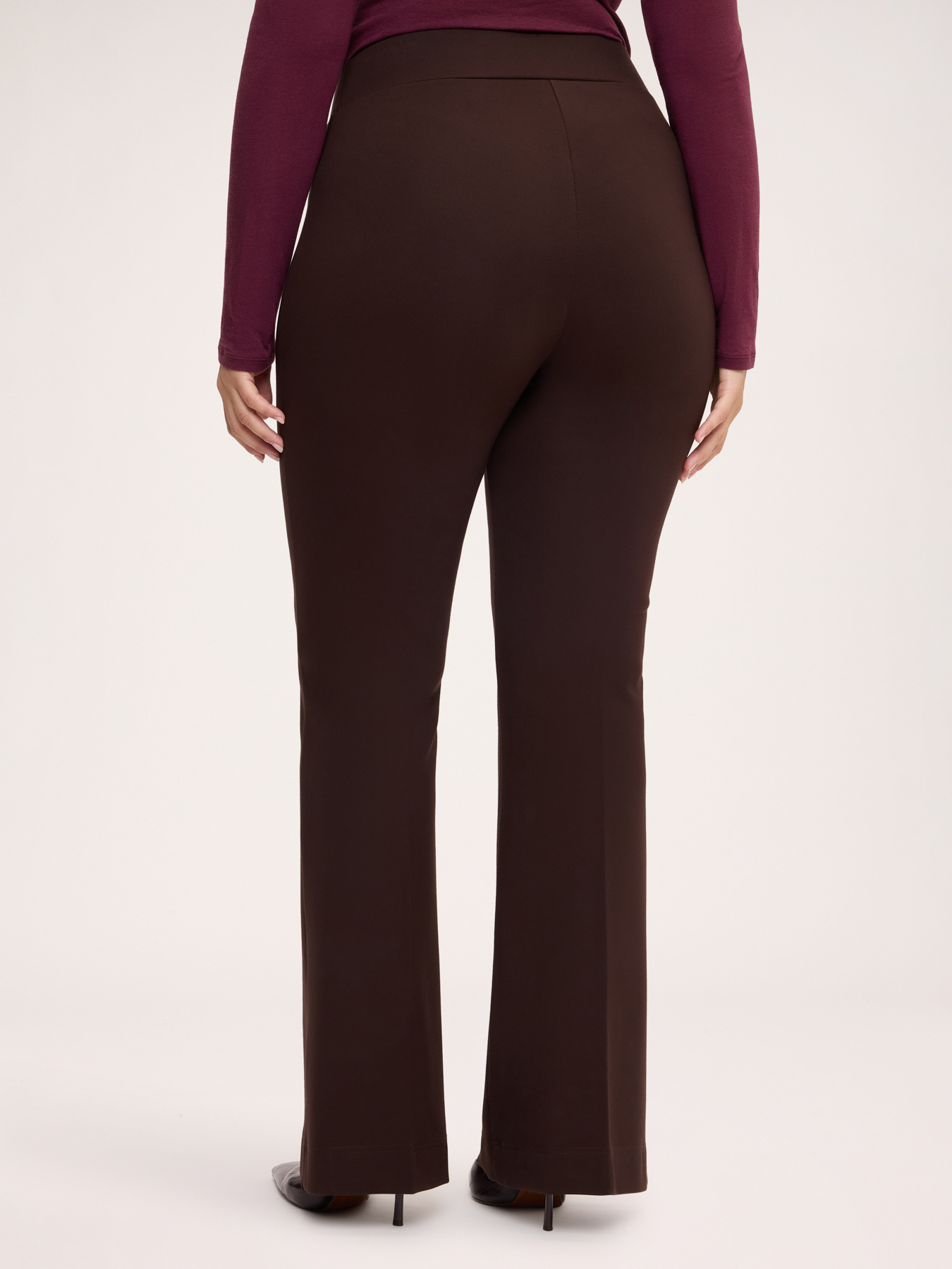 Pantalon flare en Punto Milano image number 1