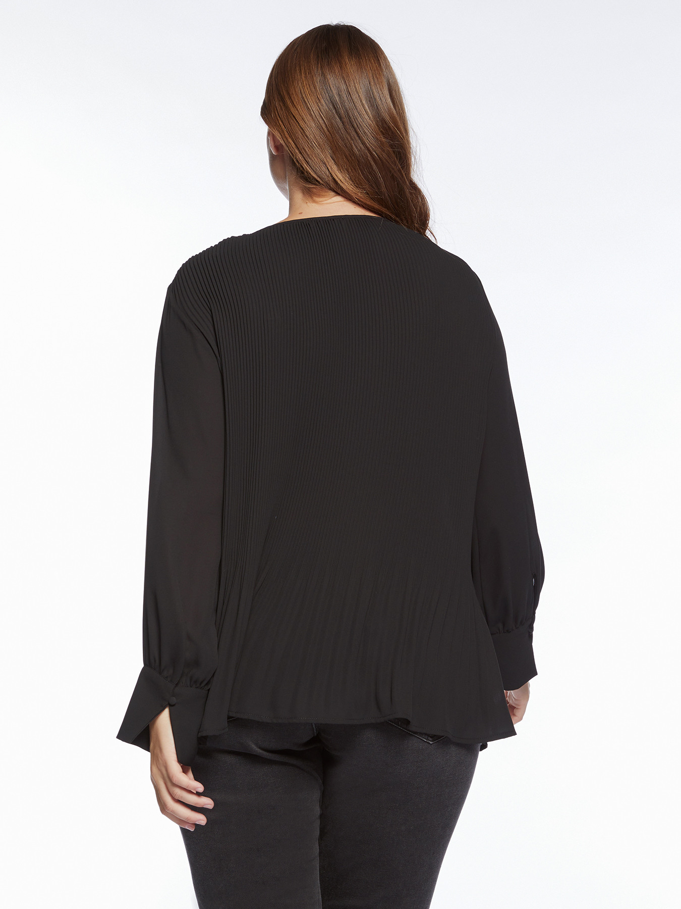 Blusa plisada image number 1