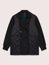 Double-breasted puffer trench coat image number 4