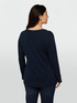 LENZING&trade; ECOVERO&trade; viscose V-neck sweater image number 1