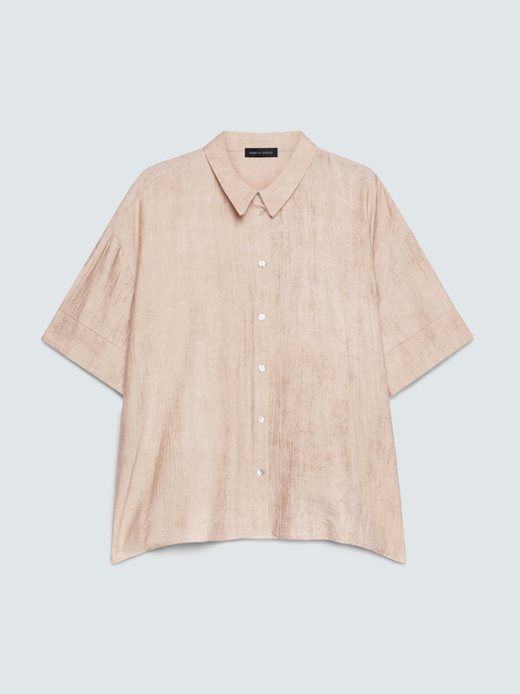 Boxy shirt in viscose blend