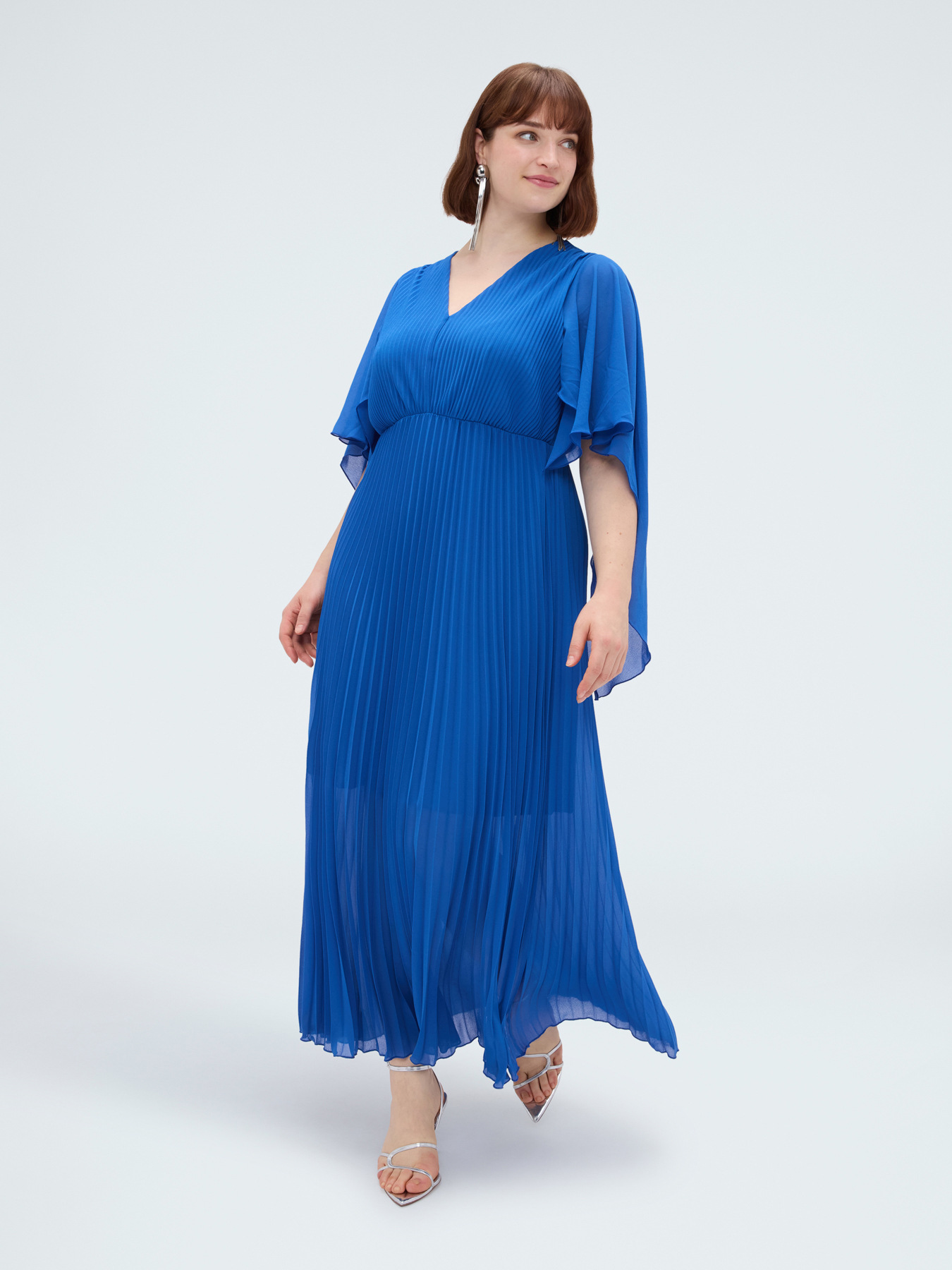 DREAM dress in pleated georgette image number 0
