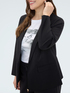 Blazer in cotton blend Milano stitch image number 3
