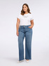 Regular jeans with frayed hem image number 7