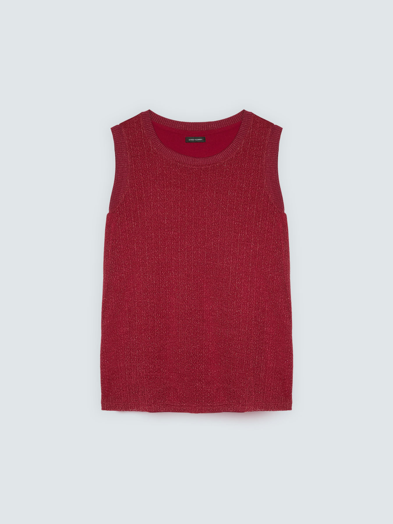 Lurex jersey top image number 4