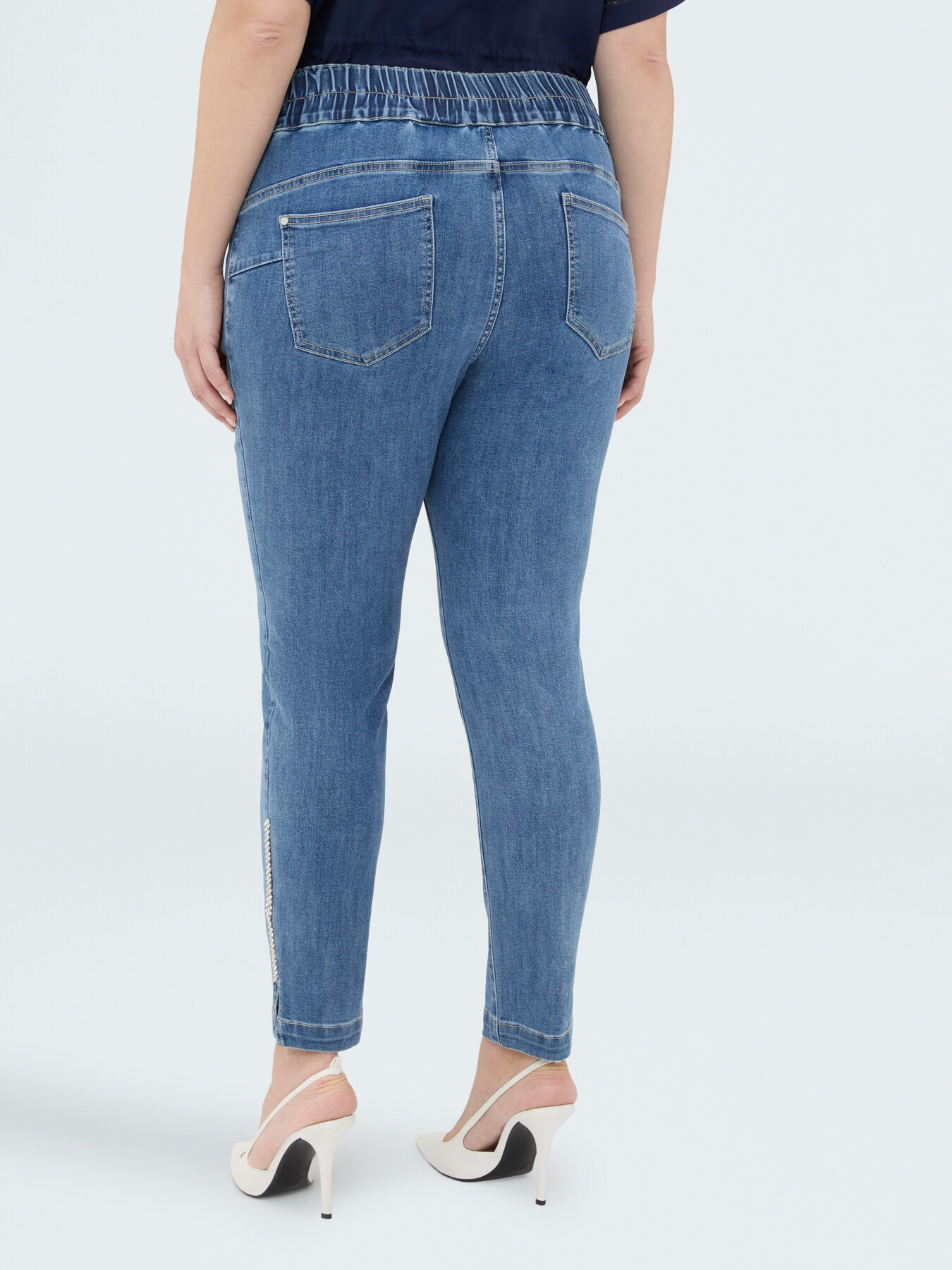 Jean Skinny avec application lumineuse image number 1