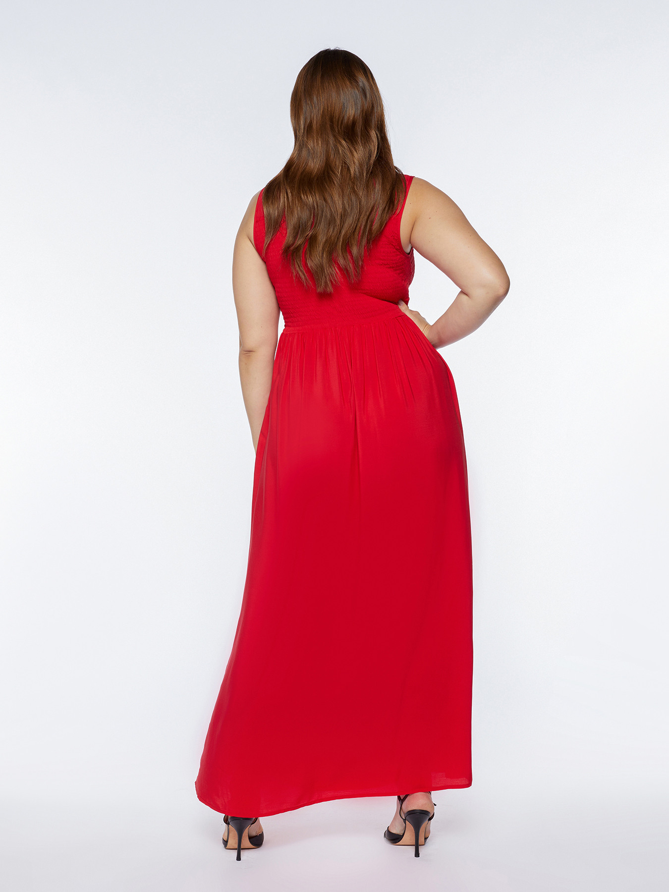Langes rotes Kleid image number 1