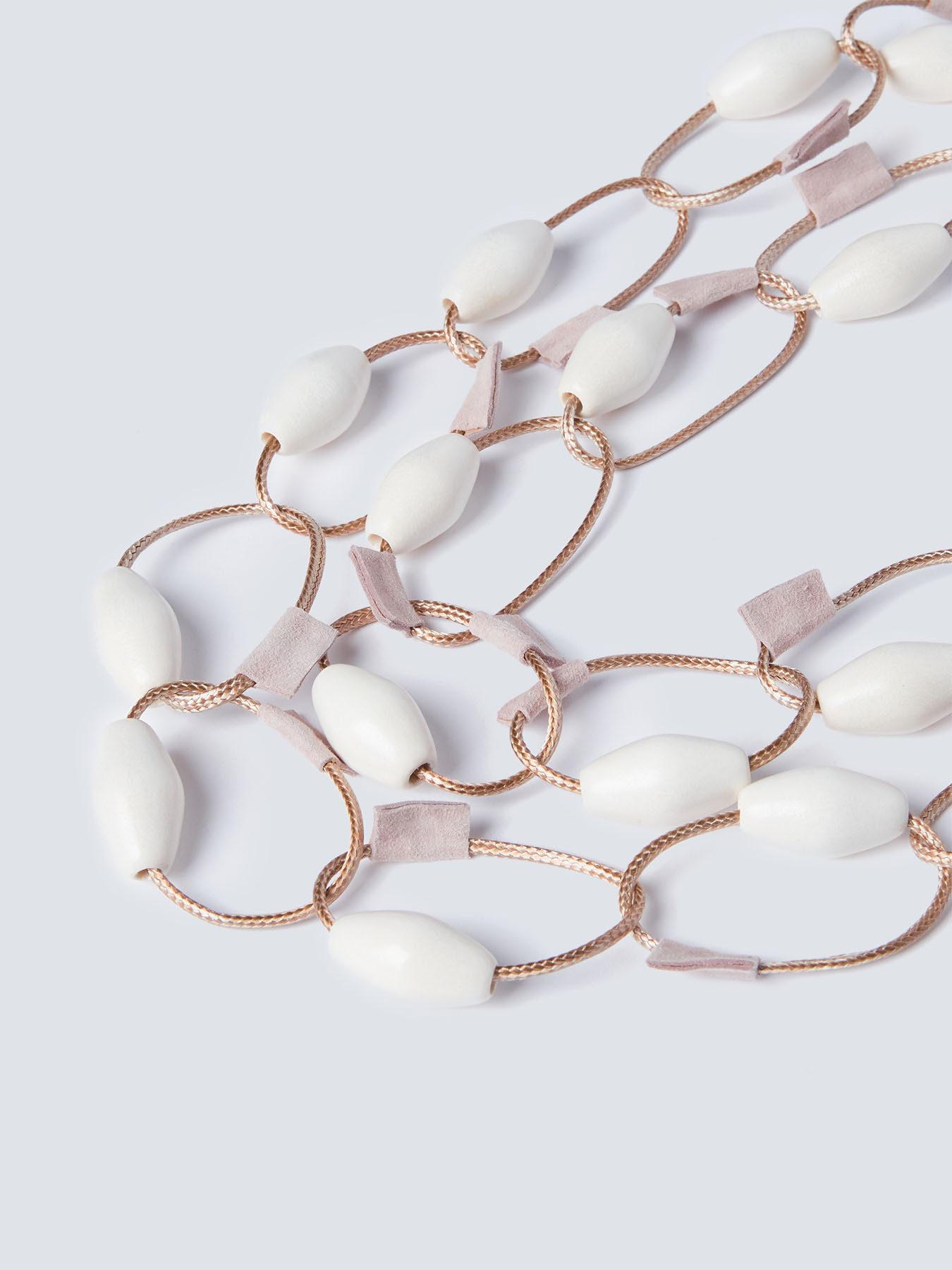 Collana multifilo in corda image number 1