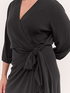 JOY wrap dress in viscose image number 3