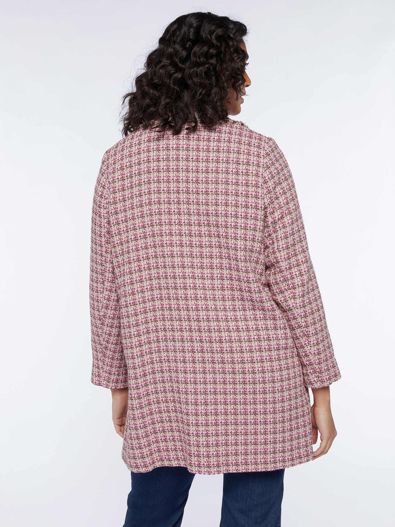 Abrigo ligero de tejido elaborado image number 1