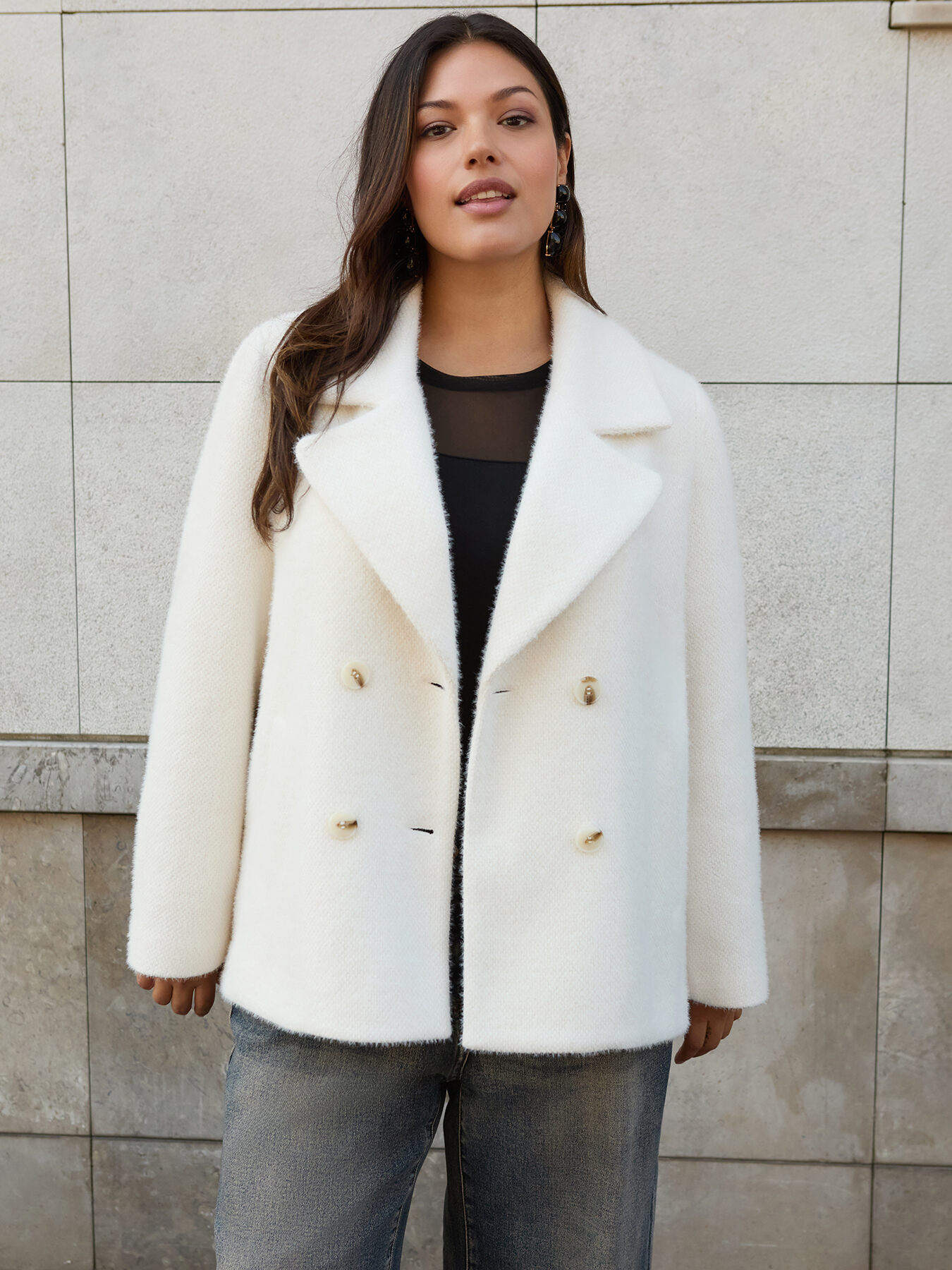 Cappotto con chiusura doppiopetto image number 0