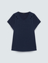 Cotton t-shirt with embroidery and cut out image number 4