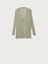Cardigan leggero a coste image number 3