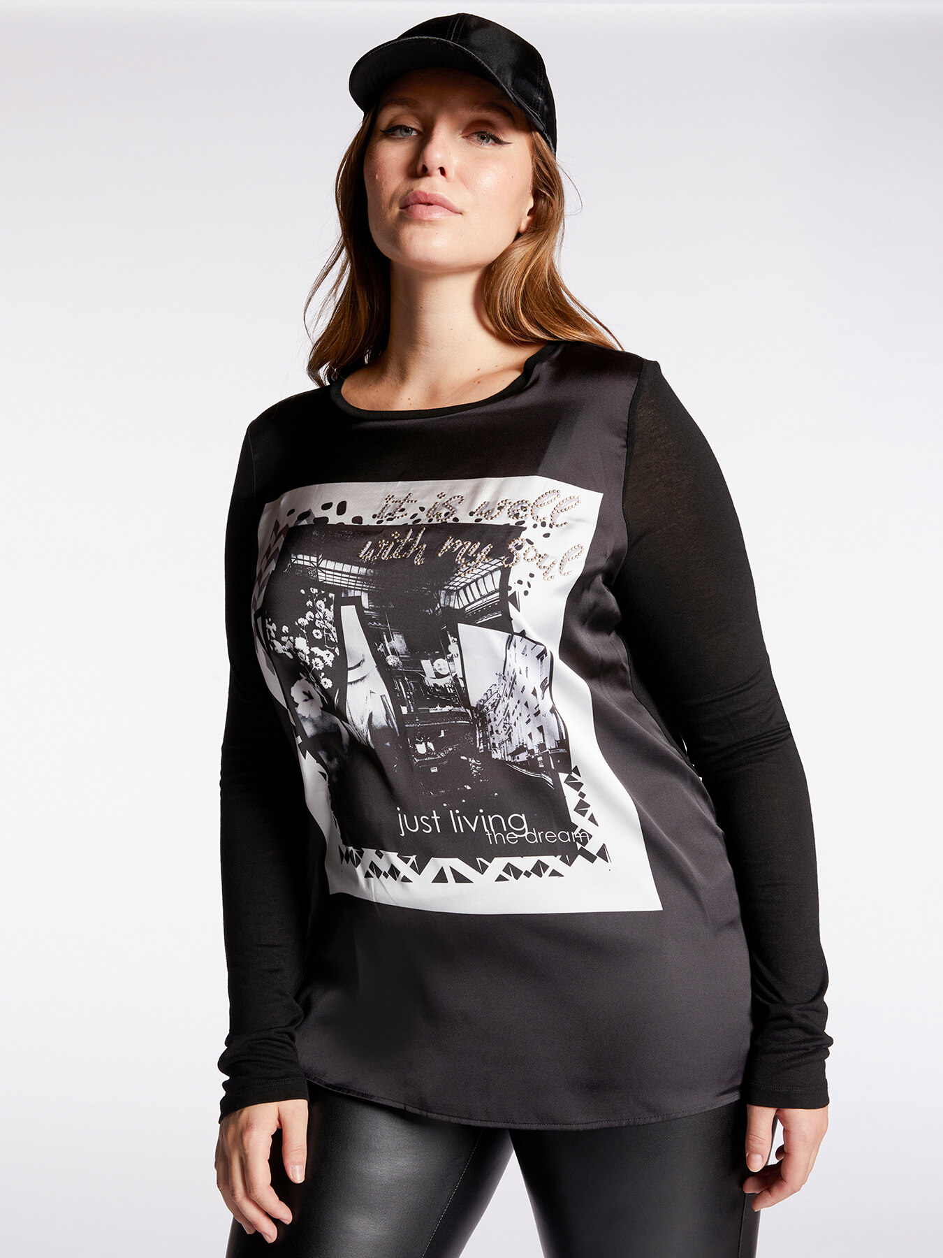 T-Shirt mit Foto-Druck image number 0