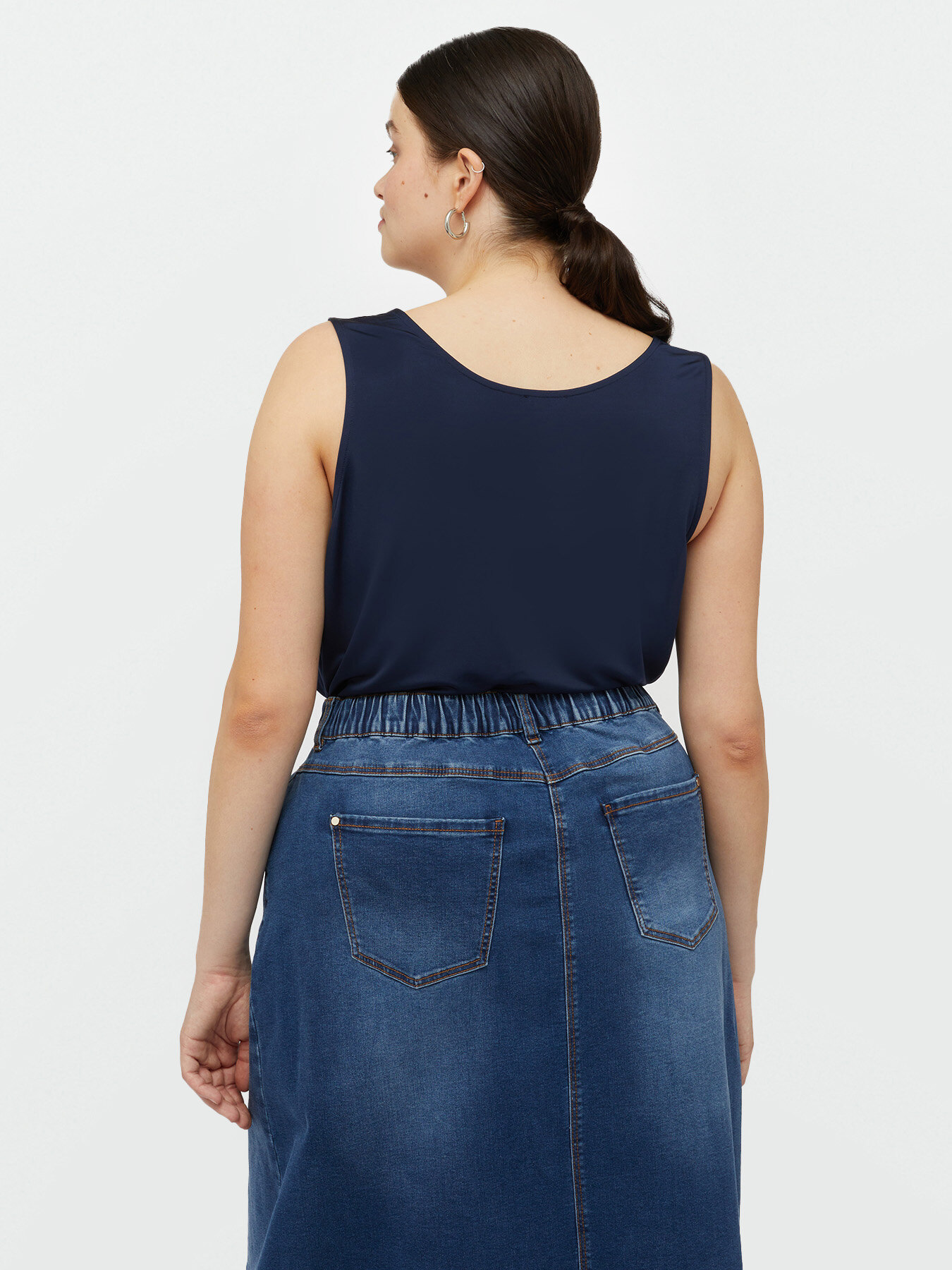 Top with cowl neck image number 1