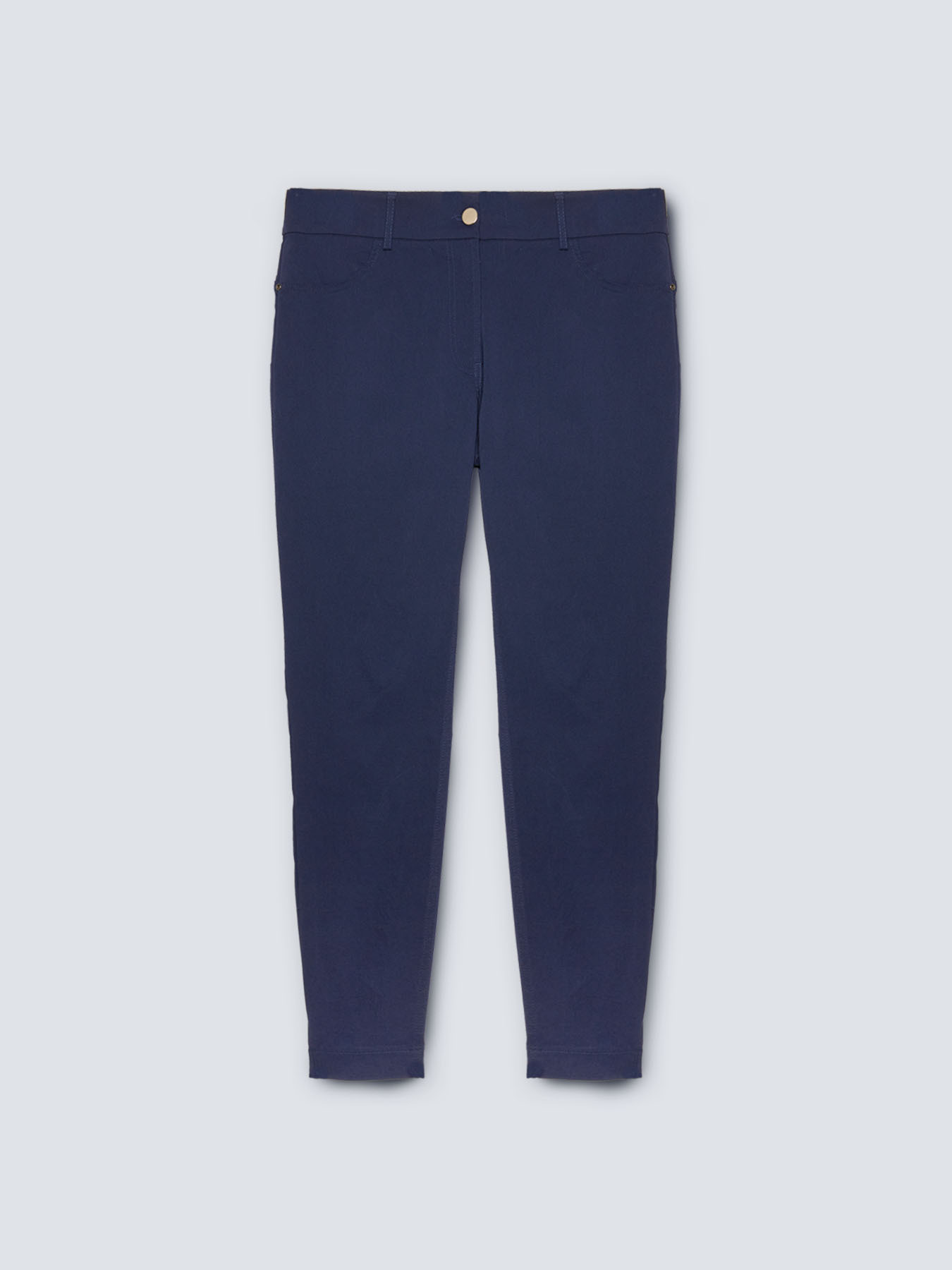 Pantalon skinny avec fermeture &eacute;clair et bouton image number 4