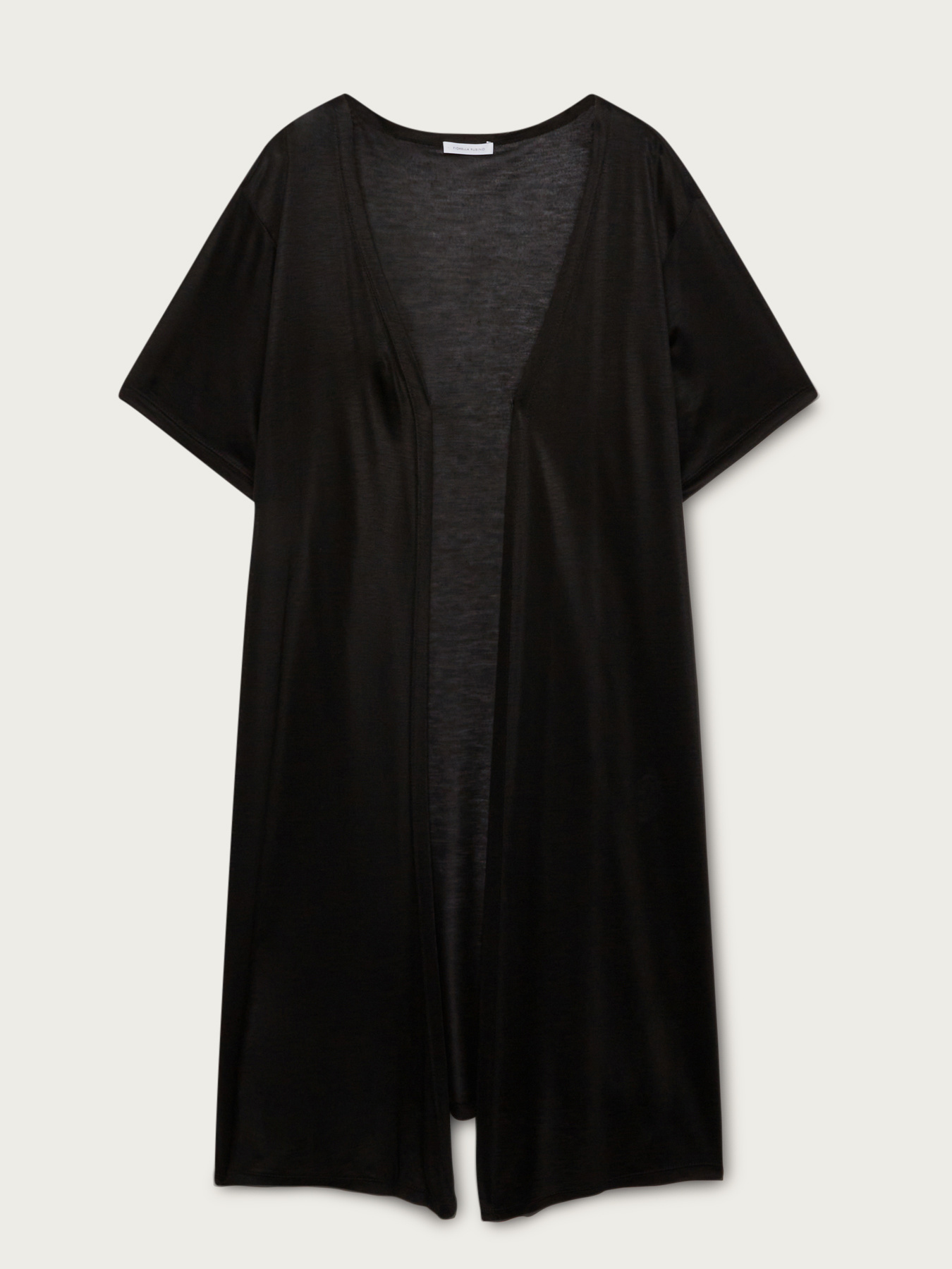 Cardigan maniche corte in viscosa image number 3