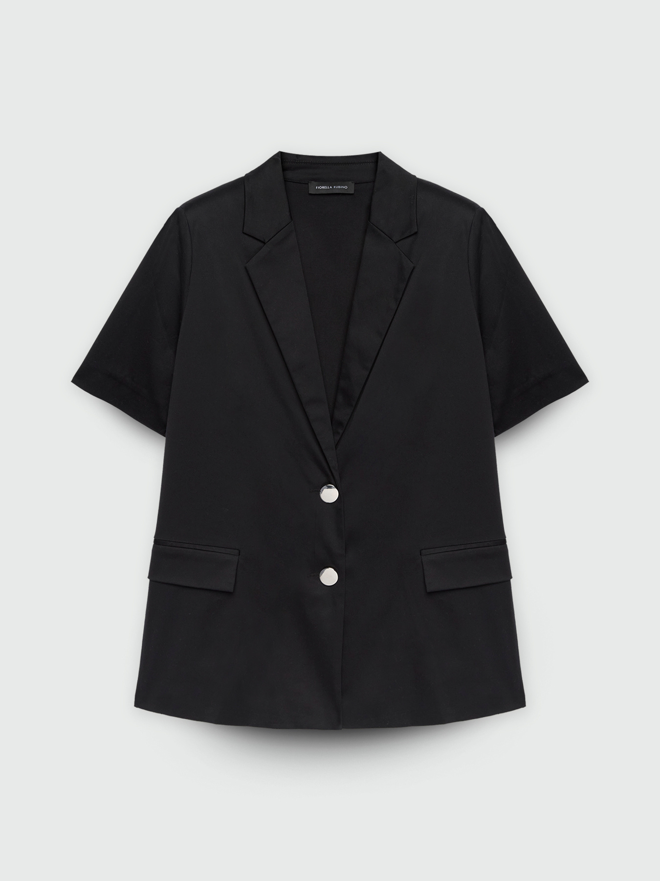 Blazer mit kurzen &Auml;rmeln aus Baumwolle image number 4