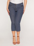 Jeans Capri in light denim stretch image number 2