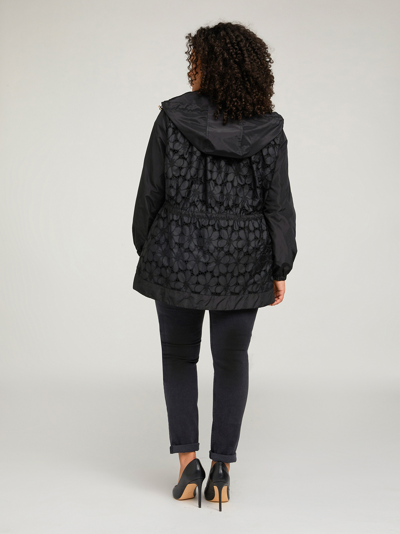 Giubbotto in tessuto floreale image number 1