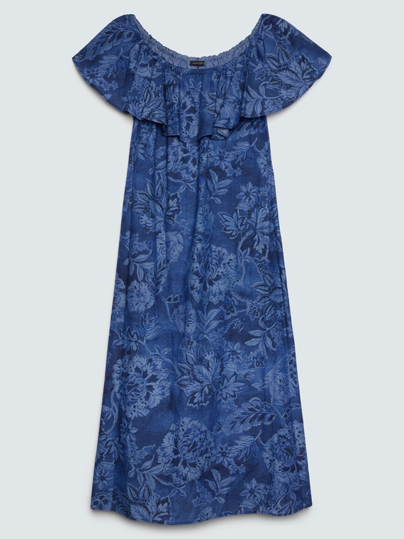Long off-shoulder dress