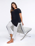 T-shirt with asymmetric hemline image number 2