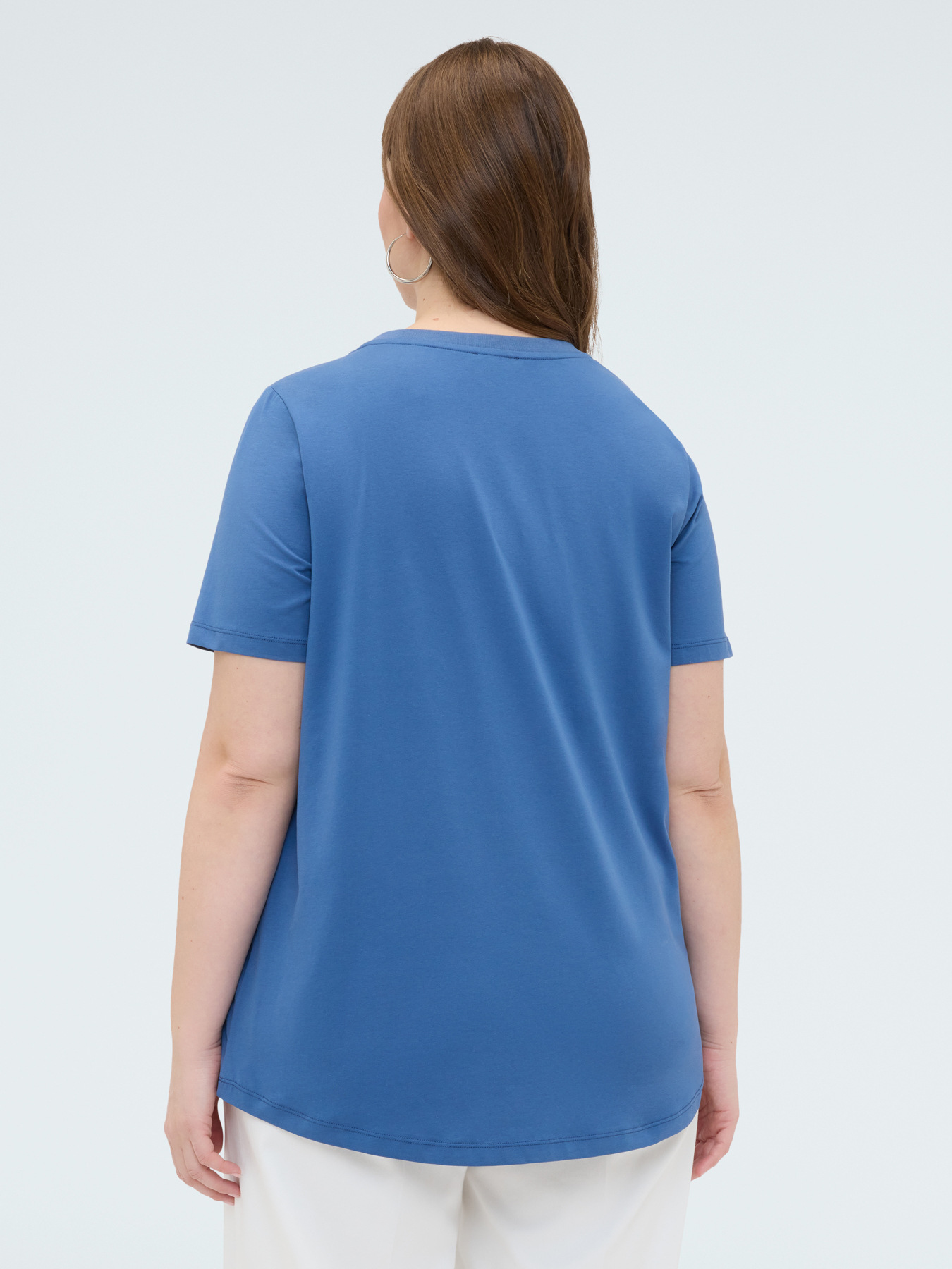 T-shirt en coton avec c&oelig;urs et strass image number 1