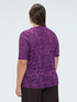 T-Shirt aus Jacquard mit Print image number 1