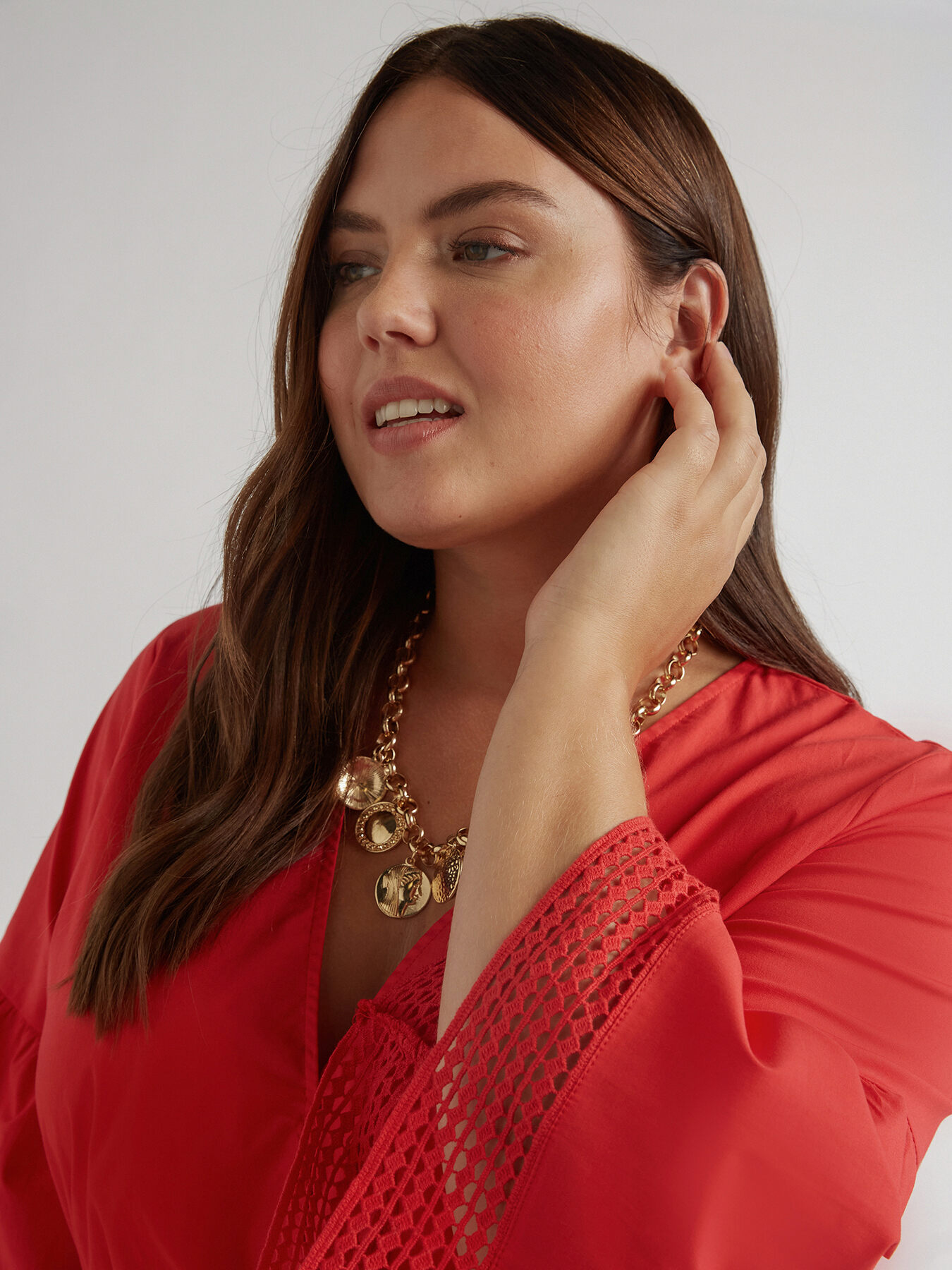 Vestito con maniche a campana image number 2