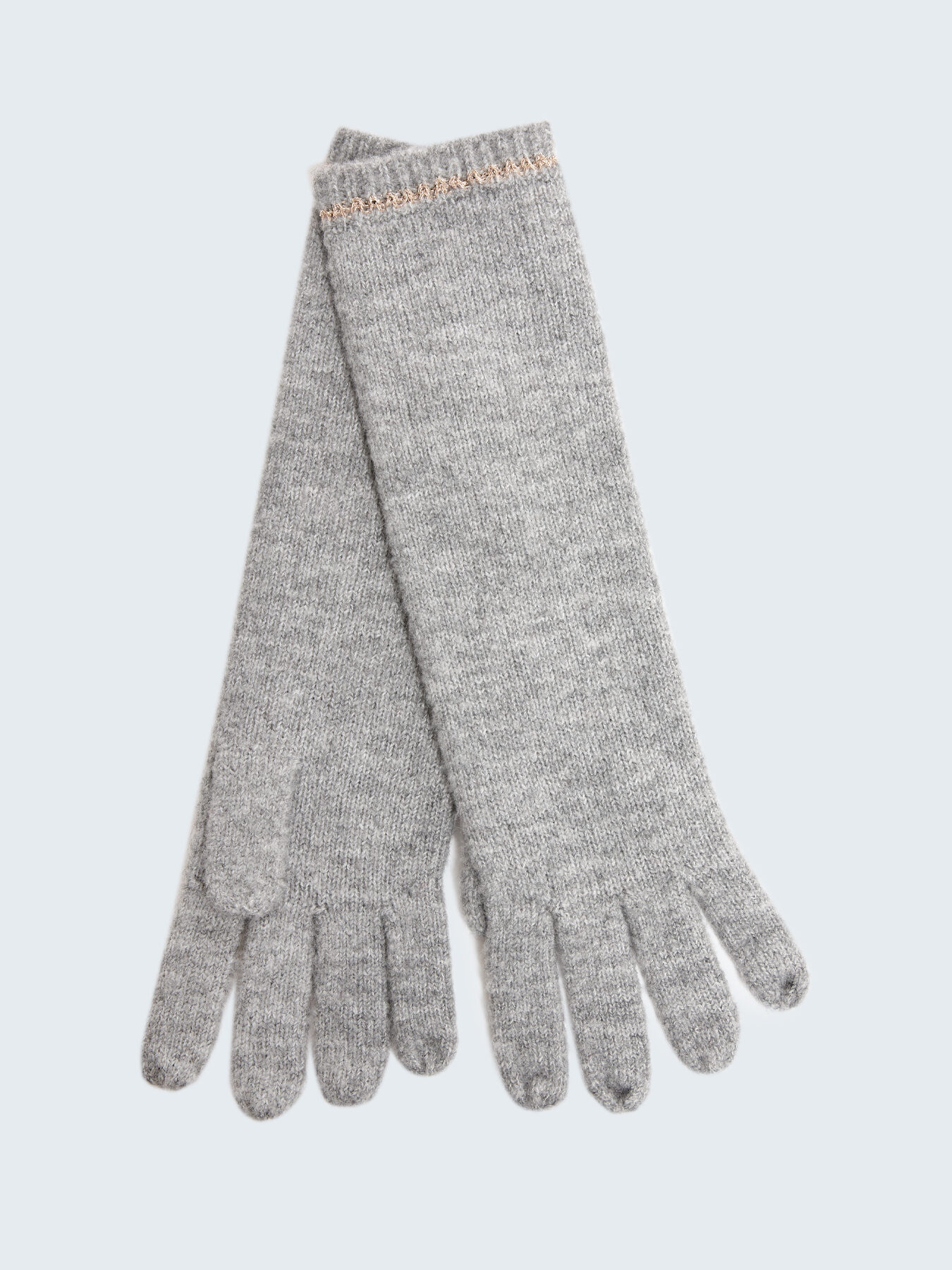 Gants longs en tricot image number 2