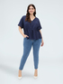Jeans Skinny con applicazione luminosa image number 3