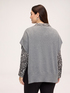 Open vest in viscose blend image number 1