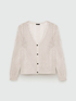Cardigan traforato in filo lurex image number 4