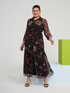 Long floral chemisier dress image number 0