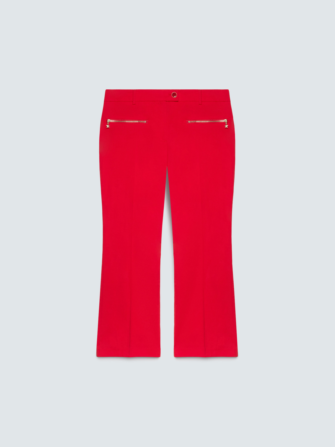 Kick Flare Pants in lightweight cotton image number 5