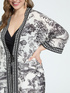 Open viscose kaftan image number 3