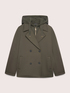 Double-breasted jacket with removable front panel image number 5