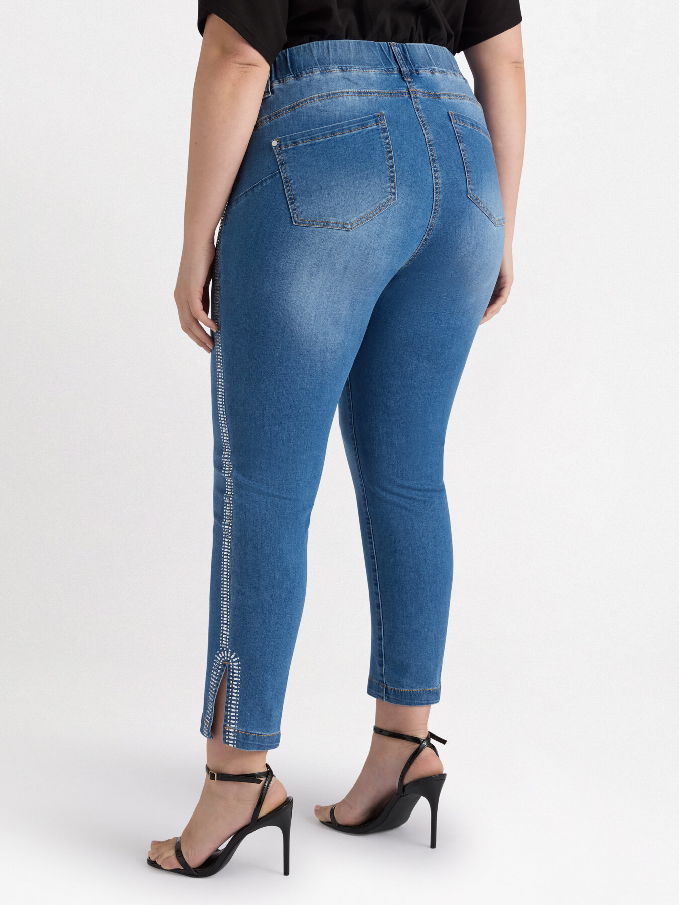 Jeggings con ricamo image number 1