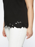 T-shirt with lace hem image number 3
