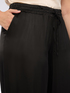 Pantaloni wide leg in raso stretch image number 3
