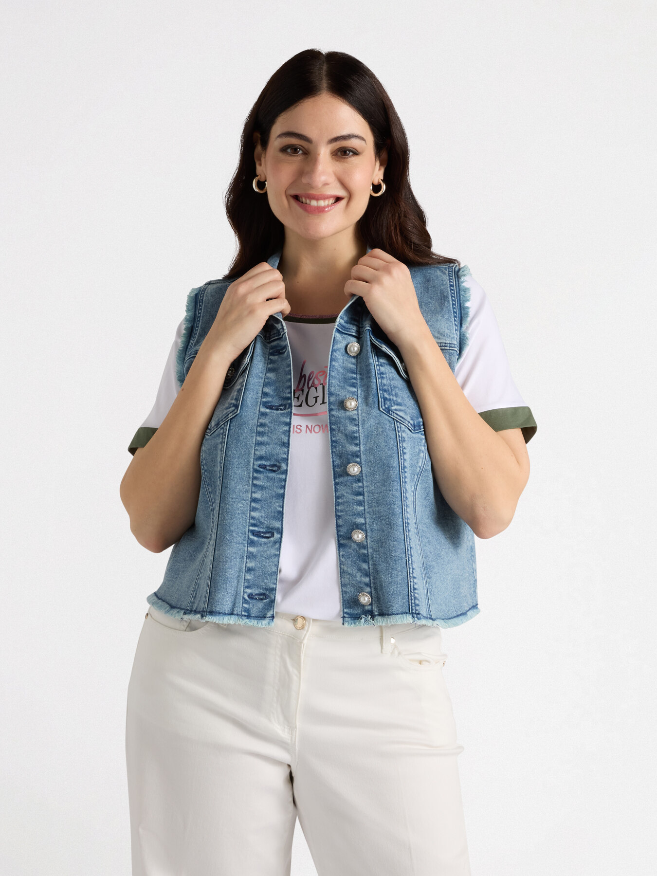 Gilet denim image number 2