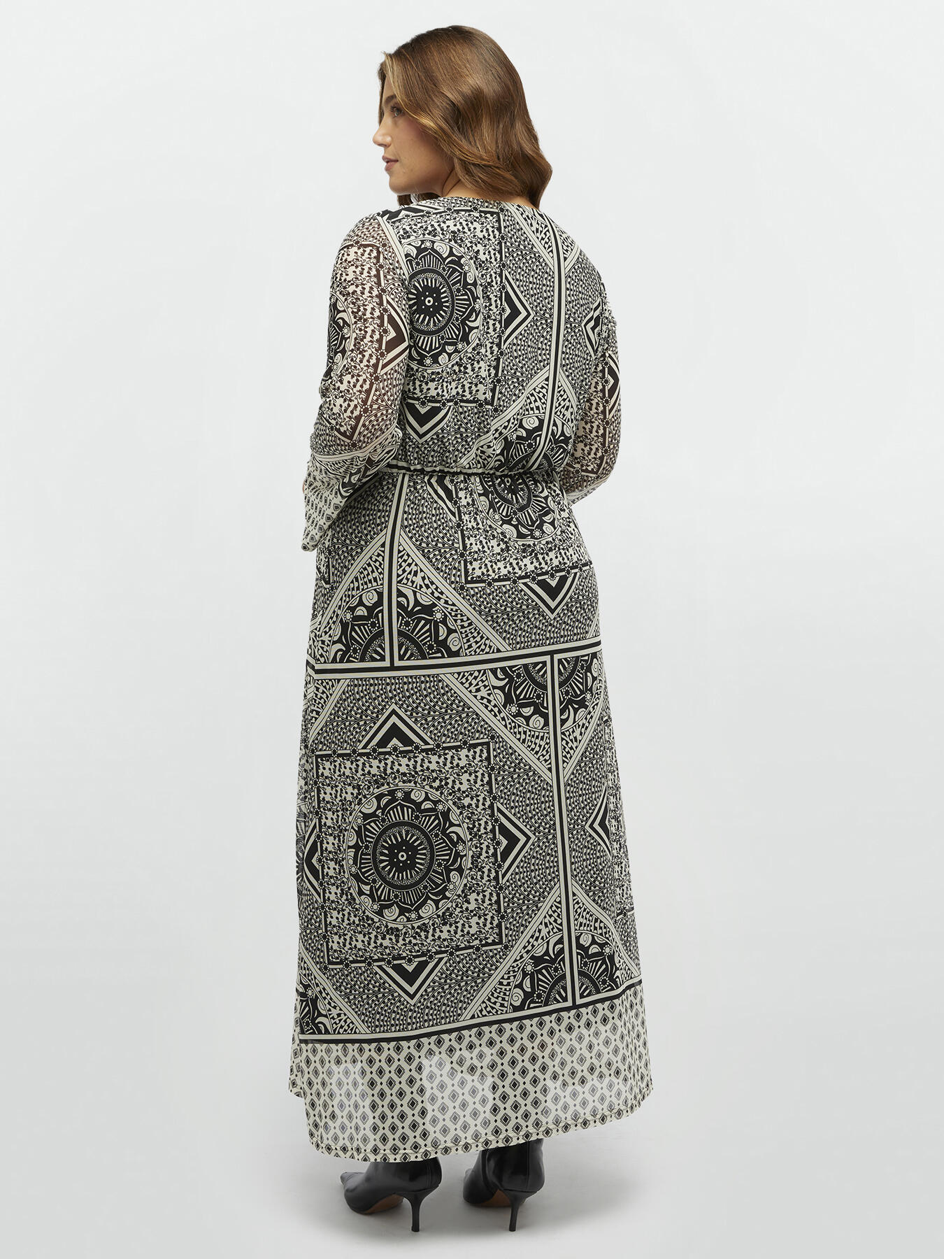 Bandana print tulle dress image number 1