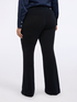 Pantalon Flare scuba lurex image number 1