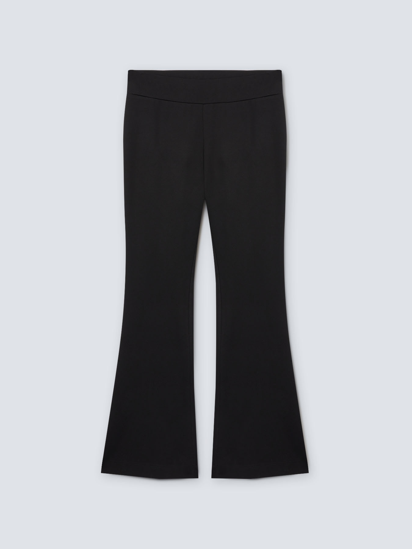 ECOVERO&trade; viscose flared trousers image number 3