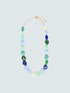 Multicolor stone necklace image number 0
