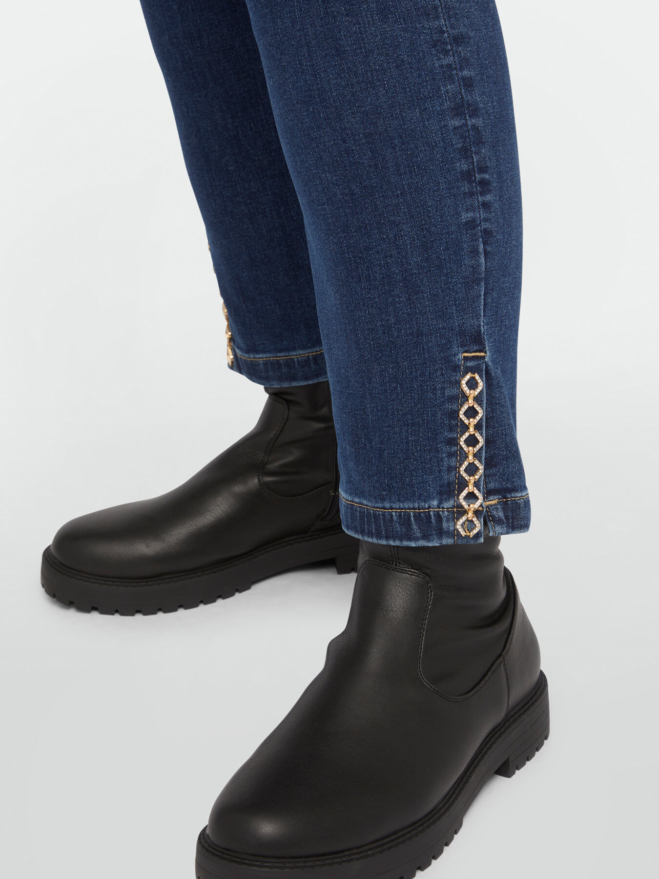 Jeggings mit Stickerei am unteren Saum image number 3