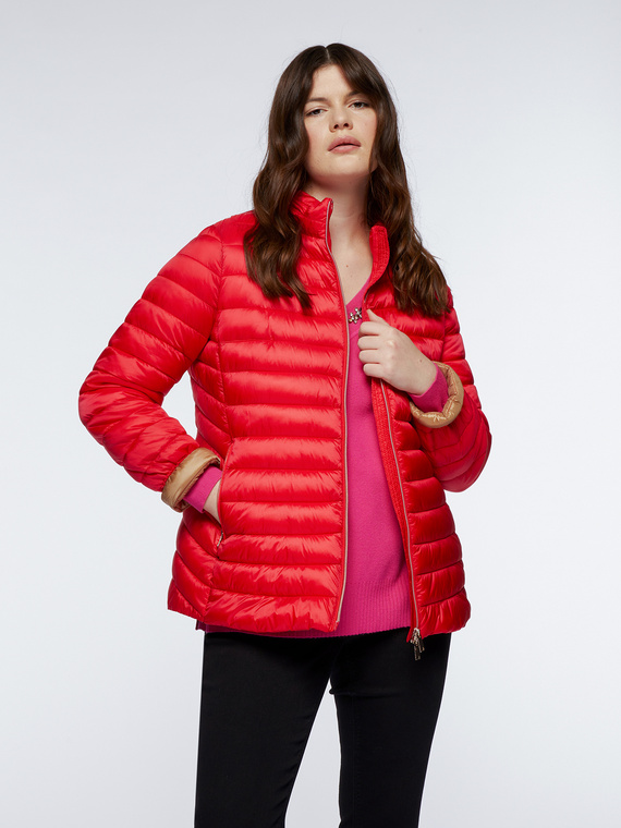 Basic quilted down jacket