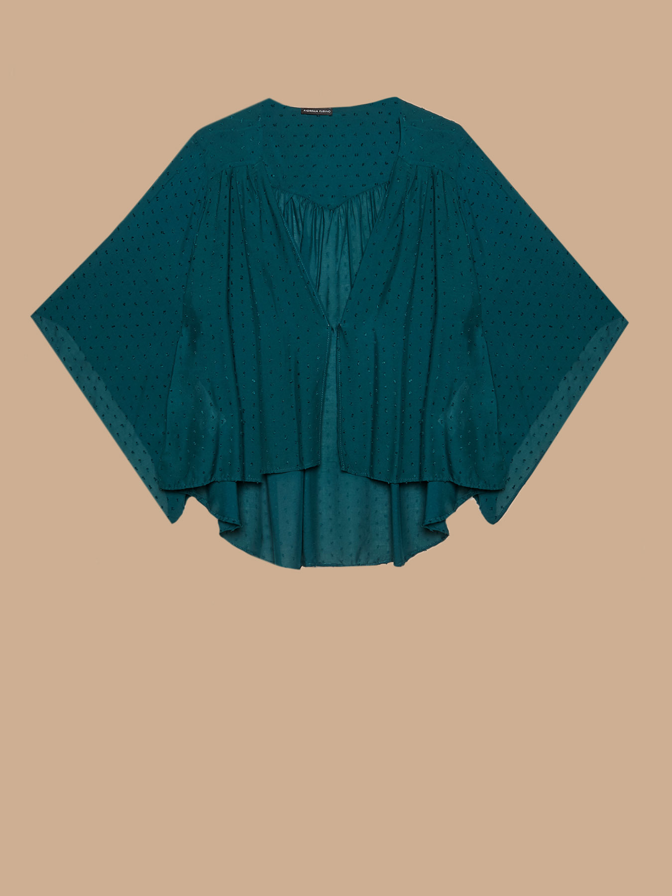 Coprispalle ampio in plumetis image number 3