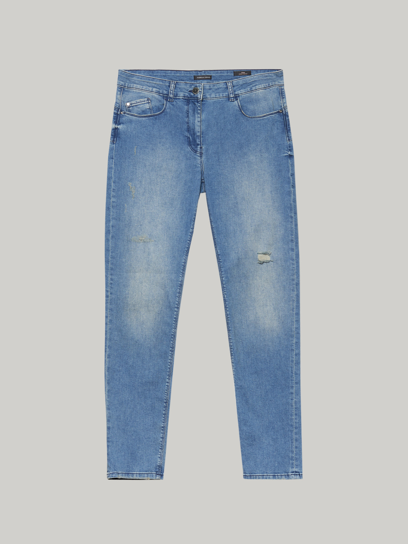 Hellblaue Skinny-Jeans image number 3