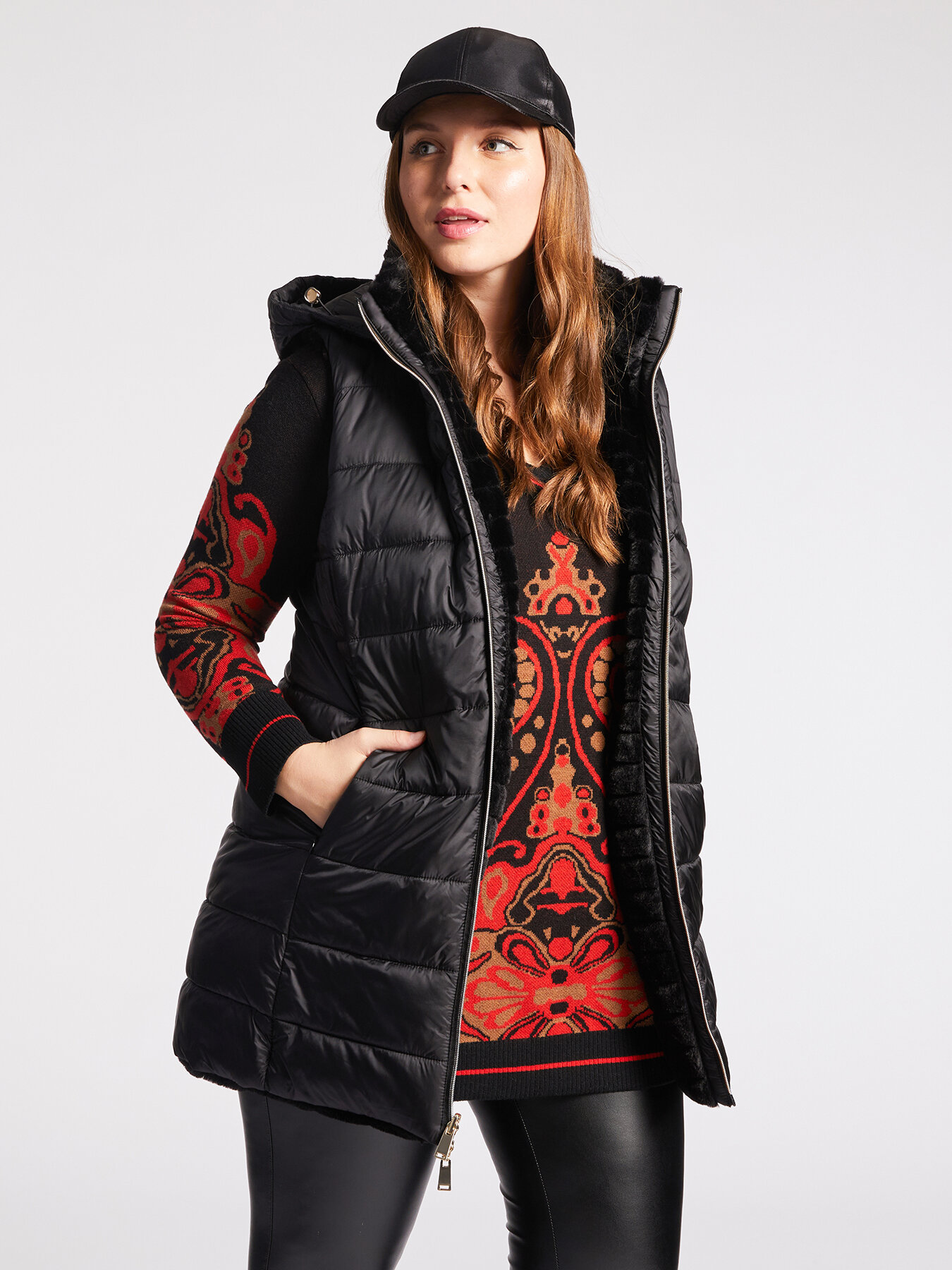 Piumino senza maniche reversibile image number 2